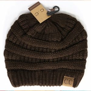 CC Boutique Accessories - NWT Brown Classic CC Beanie CC Boutique Accessories - NWT Brown Classic CC Beanie